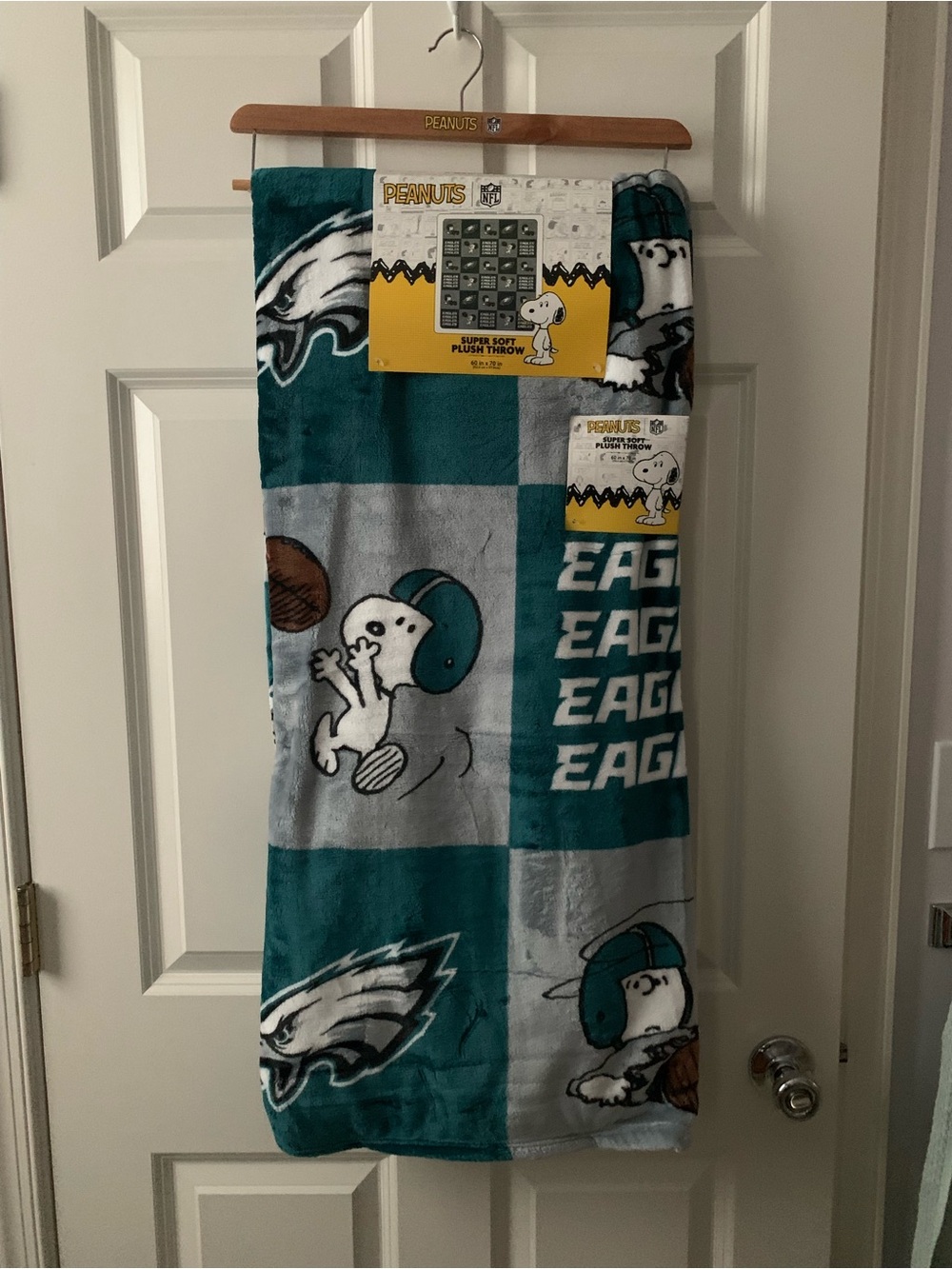 Peanuts/Eagles Throw
